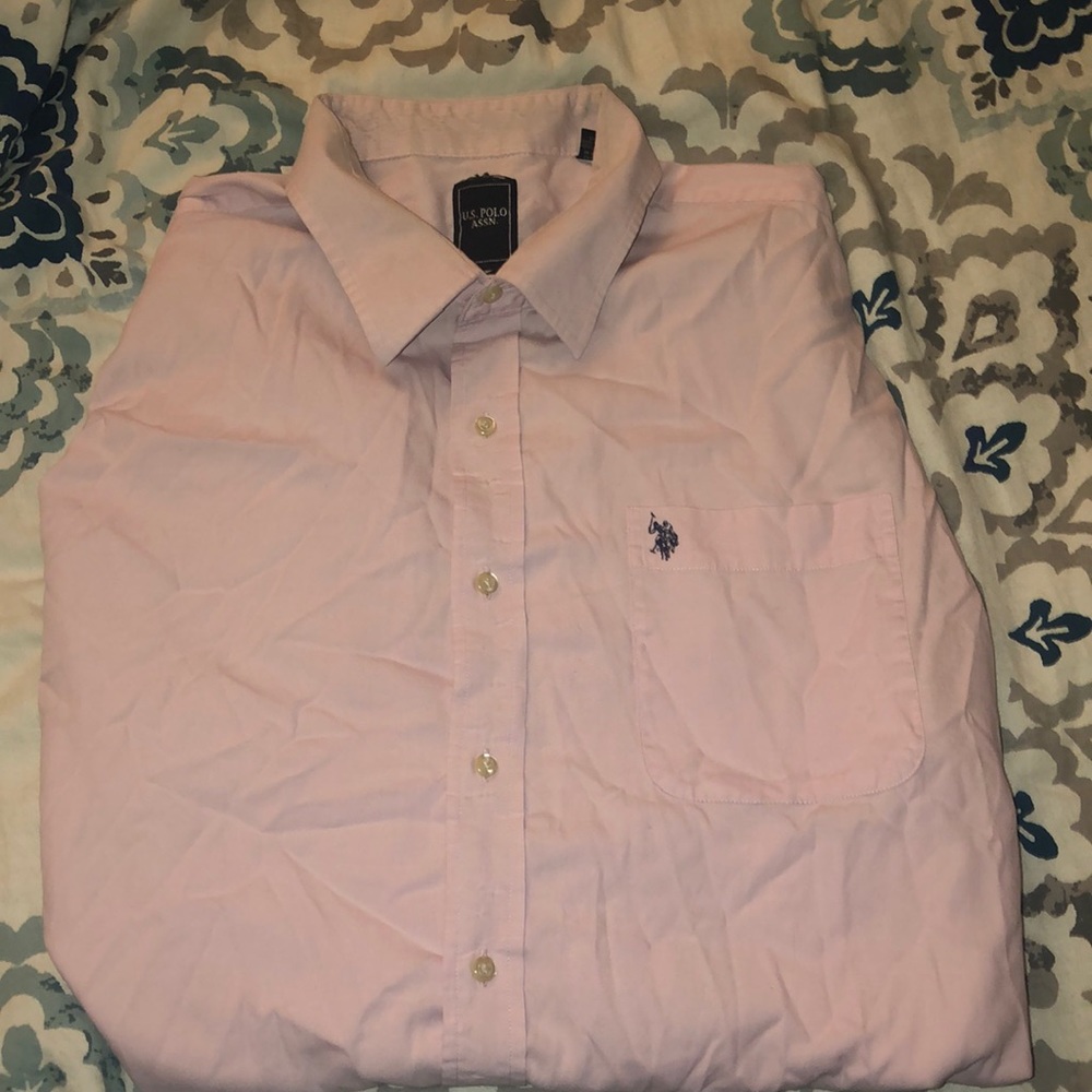 Pink Men’s Dress Shirt